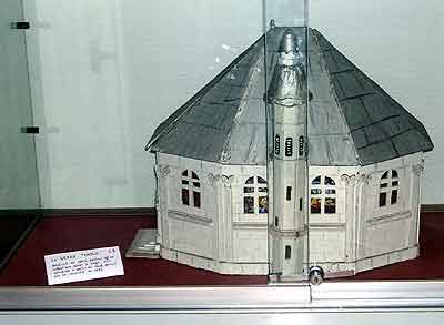 maquette du Grand Temple de La Rochelle au XVIIme sicle