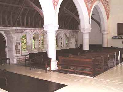 dtail de l'intrieur du temple d'Arcachon