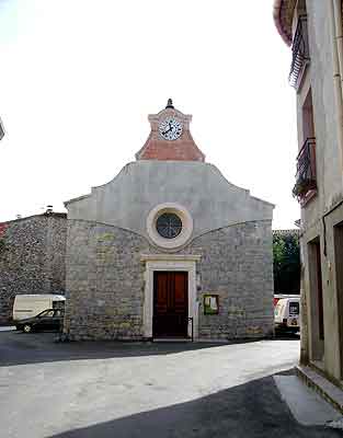 vue actuelle du temple de Cardet