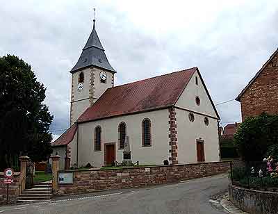 l'glise protestante de Cleebourg en Alsace