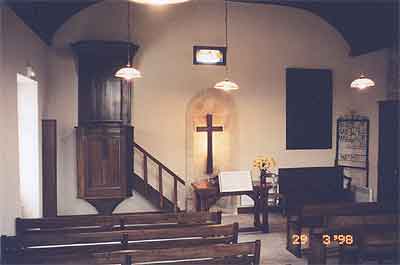 intrieur du temple de Courseulles
