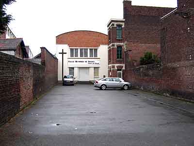 voie d'accs au temple de Fives-Lille