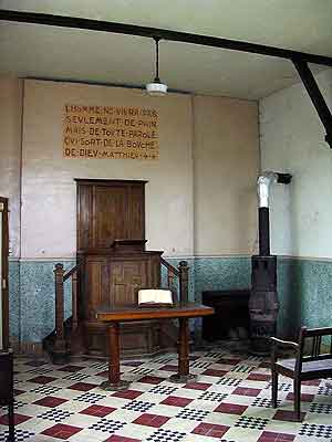 intrieur du temple d'Illies