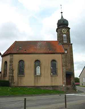 le temple dit glise protestante de Kirrberg