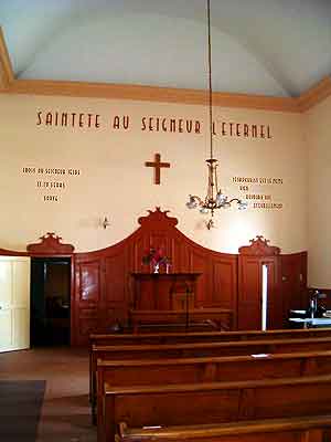 intrieur du temple de La Fre