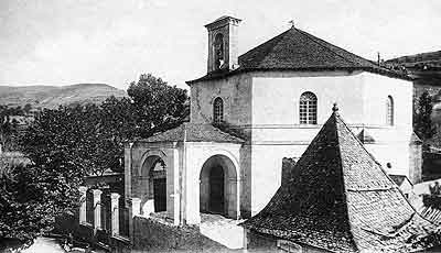 le temple de Meyrueis vers 1900