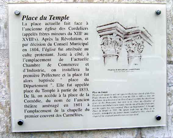 historique du temple de Niort