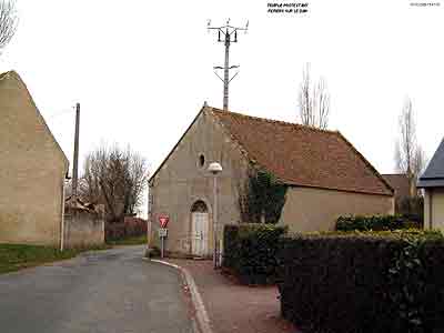l'ancien temple de Priers sur le Dan