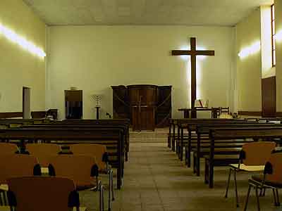 intrieur du temple de Saint Laurent du Pape