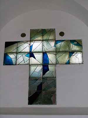 vitrail du temple de Saint Tropez