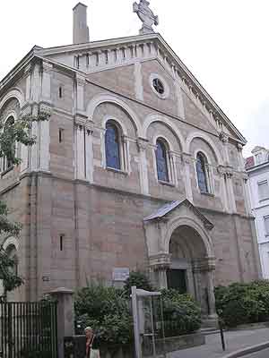 faade du temple de St Etienne
