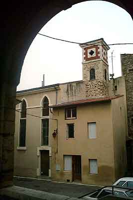 le temple de Saint Vallier
