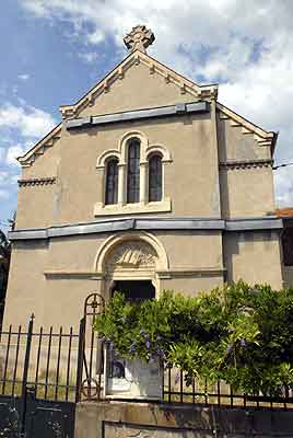 faade du temple des Tamaris  Als